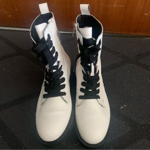 Lace Up Leather Boots